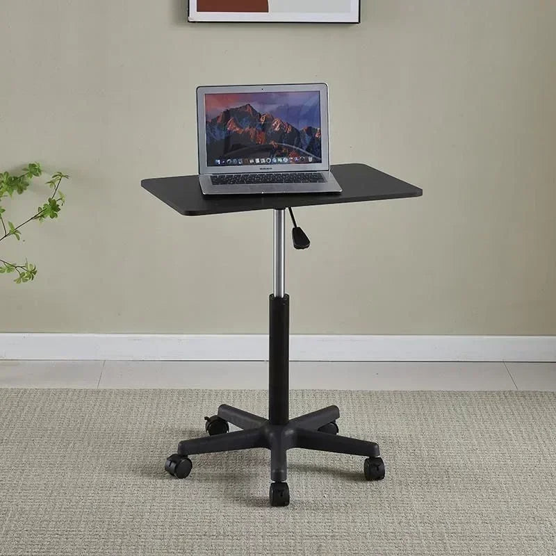 NNEOBA Adjustable Height Movable Laptop Desk with Pulley - Versatile Bedside & Office Table - Image 2