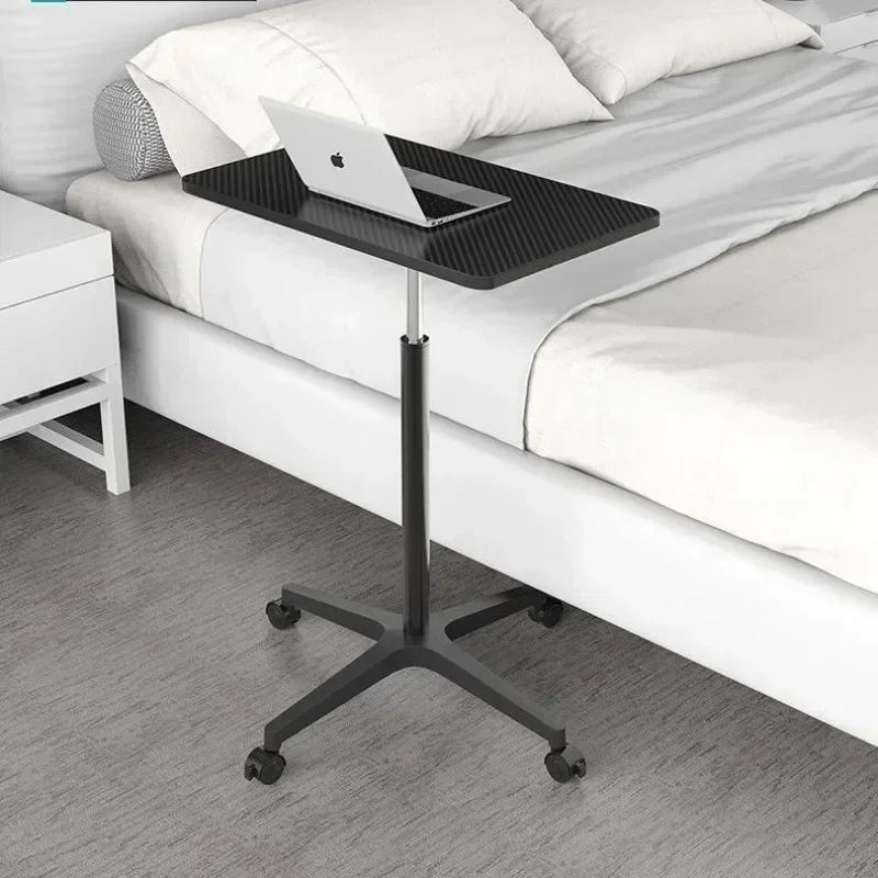 NNEOBA Adjustable Height Movable Laptop Desk with Pulley - Versatile Bedside & Office Table - Image 3