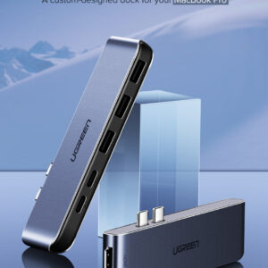 NNEDSZ  Dual Type-C 5 in 1 to 3*USB3.0 USB-C Female Converter (50775)