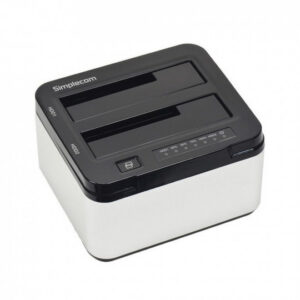 NNEDSZ SD322 Dual Bay USB 3.0 Aluminium Docking Station for 2.5 and 3.5 SATA HDD Silver