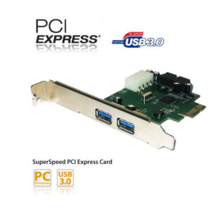 NNEDSZ 4 Port USB3.0 PCI-Expresses Card (2 External Port  Dual Port Internal Connector)